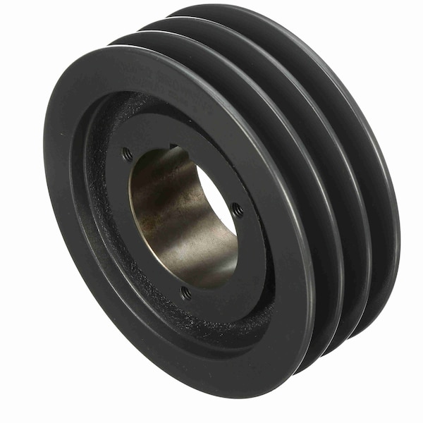 3 Groove Cast Iron Bushed Bore Multiple Sheave, 3B68Q
